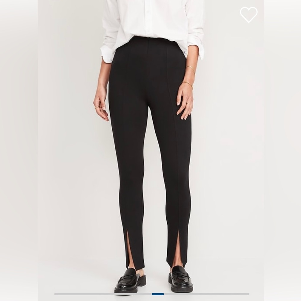Old Navy Stevie Split Front Skinny Pants, New